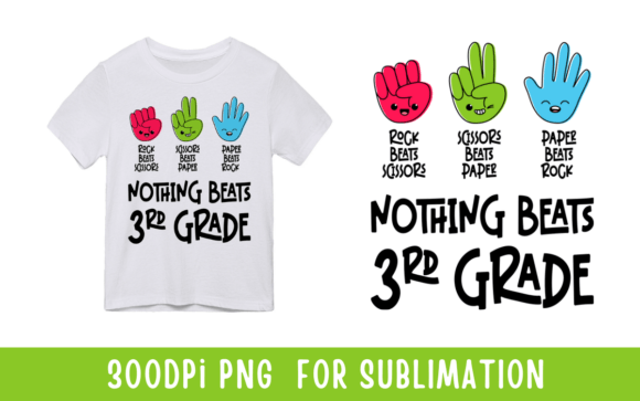3rd Grade Back to School Sublimation PNG: A Versatile Design for Creative Projects