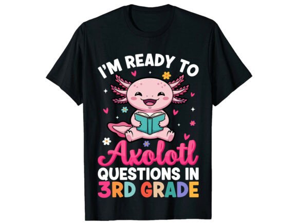 Axolotl 3rd Grade Back to School T-Shirt: A Unique Blend of Style and Nostalgia