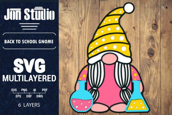 Back to School Gnome SVG File Paper Cut: A Creative and Practical Resource for Designers and Crafters