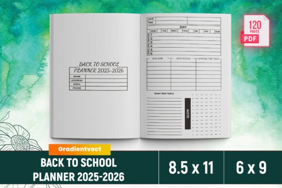 Back to School Planner 2025-2026 KDP: A Practical Guide for Organized Learning