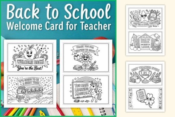 Back to School Welcome Cards for Teachers