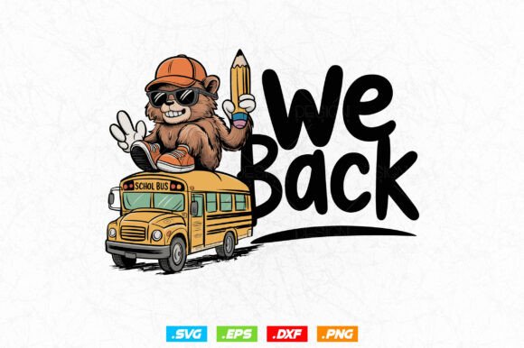 Bruh We Back to School Retro Bigfoot Svg: A Digital Asset for Creative Projects