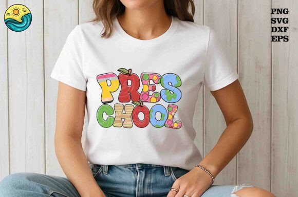 Colorful Preschool SVG Back to School