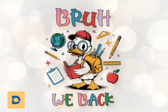 Exploring the School Goose Retro Back to School PNG for Creative Projects