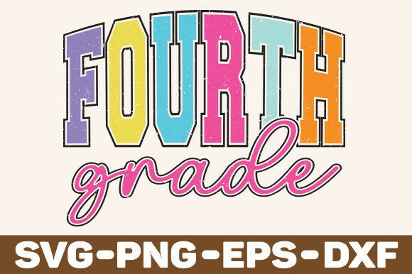 Fourth Grade SVG Back to School Design