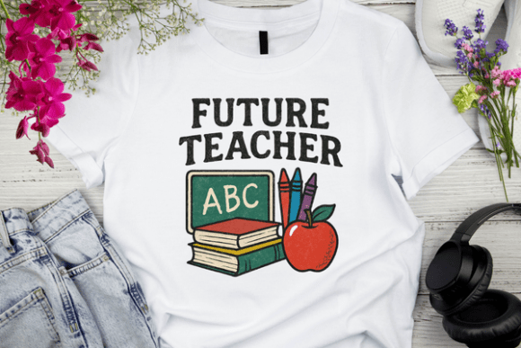 Future Teacher Back to School T-Shirt: A Versatile Design for Creative Projects
