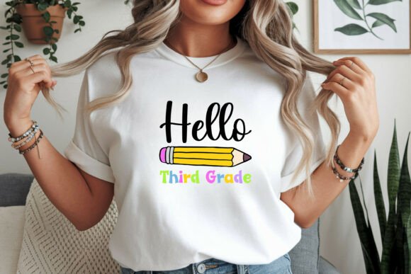 Hello Third Grade, Preppy Back to School: A Digital Clip Art Collection for Creative Projects