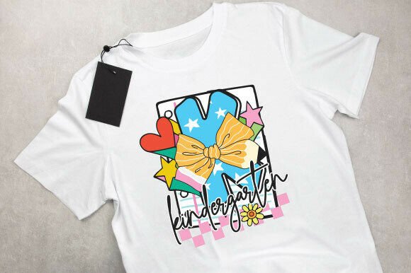 Kindergarten Preppy Back to School PNG