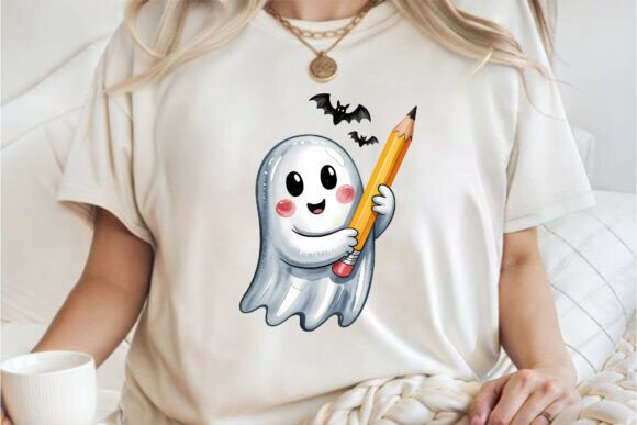 Kiwi Ghost Back to School Shirt PNG