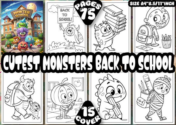 Monsters Back to School Coloring Book: A Strategic Tool for Creativity and Productivity