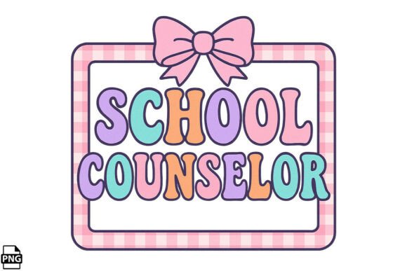 Preppy Back to School Counselor PNG